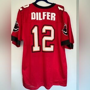 NWT Tampa Bay Buccaneers Trent Dilfer Logo Athletic NFL Jersey